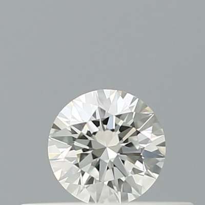 Certified Diamond IGI Carats 0.19 Color F Clarity VVS2  EX  EX  EX Fluorescence NON Brown No Milky No EyeClean 100%