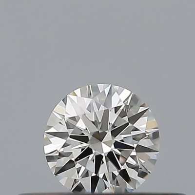 Diamante Certificato GIA Carati 0.19 Colore G Purezza VVS2  EX  EX  EX Fluorescenza NON Brown No Milky No EyeClean 100%