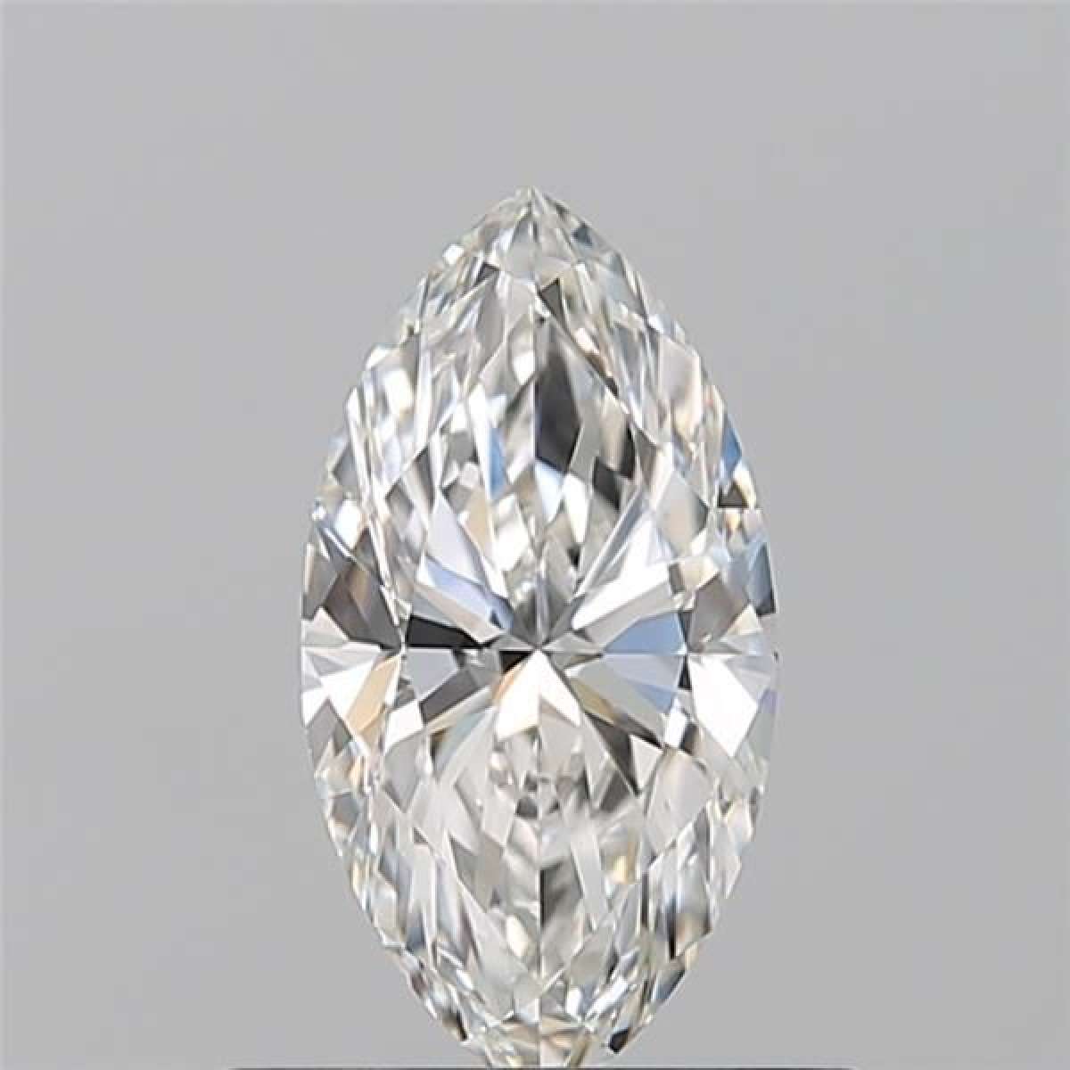 Certified Diamond GIA Carats 0.55 Color H Clarity IF  -  EX  VG Fluorescence NON Brown No Milky No EyeClean 100%