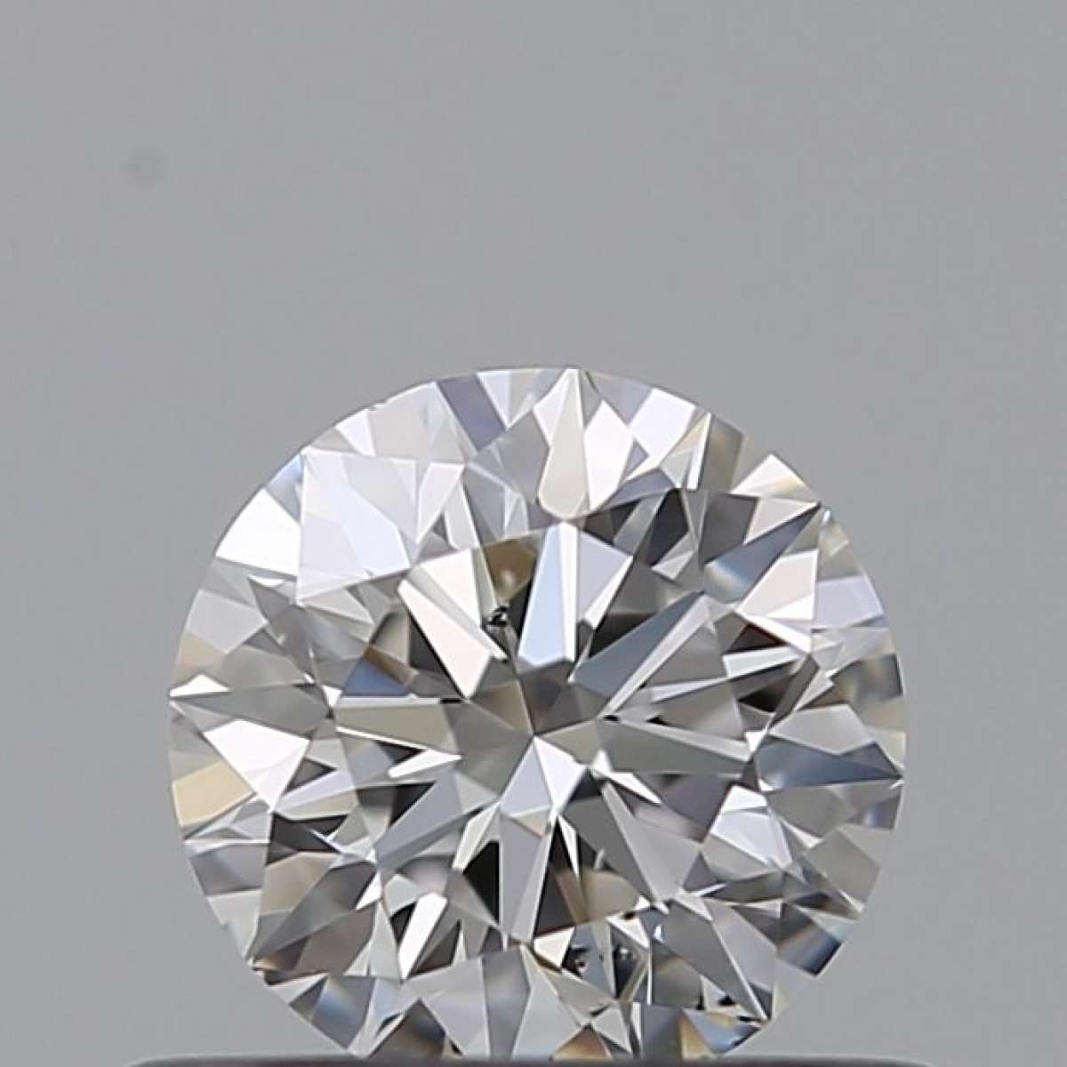 Certified Diamond GIA Carats 0.45 Color F Clarity SI1  EX  EX  EX Fluorescence NON Brown No Milky No EyeClean 100%