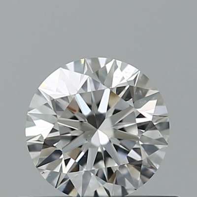 Certified Diamond HRD Carats 0.4 Color E Clarity VS2  EX  EX  EX Fluorescence NON Brown No Green No Milky No EyeClean 100%