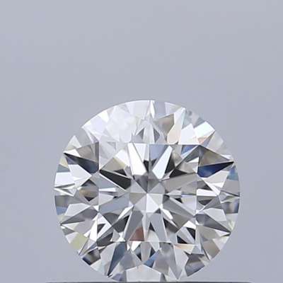 Certified Diamond GIA Carats 0.51 Color F Clarity VVS2  EX  EX  EX Fluorescence NON Brown No Milky No EyeClean 100%
