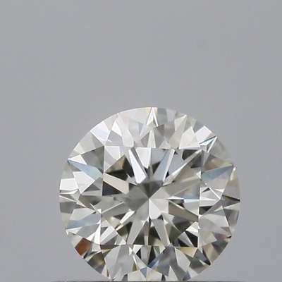 Certified Diamond IGI Carats 0.42 Color H Clarity VVS1  EX  EX  EX Fluorescence NON Brown No Milky No EyeClean 100%