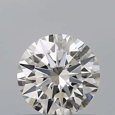 Certified Diamond IGI Carats 0.4 Color H Clarity VVS1  EX  EX  EX Fluorescence NON Brown No Milky No EyeClean 100%
