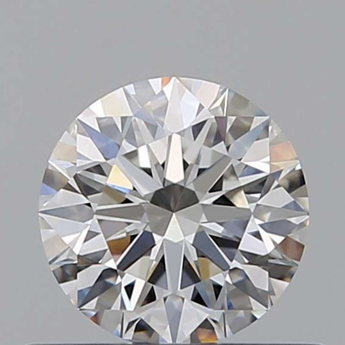 Certified Diamond GIA Carats 0.55 Color F Clarity VVS2  EX  EX  EX Fluorescence FNT Brown No Green No Milky No EyeClean 100%