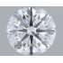Certified Diamond GIA Carats 1.03 Color E Clarity VVS2  EX  EX  EX Fluorescence FNT Brown No Green No Milky No EyeClean 100%