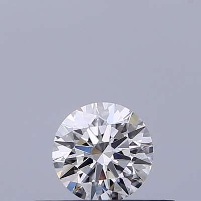 Certified Diamond GIA Carats 0.25 Color E Clarity VVS1  EX  EX  EX Fluorescence NON Brown No Green No Milky No EyeClean 100%
