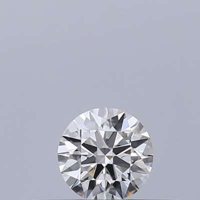 Diamante Certificato GIA Carati 0.19 Colore F Purezza VS2  EX  EX  EX Fluorescenza NON Brown No Milky No EyeClean 100%