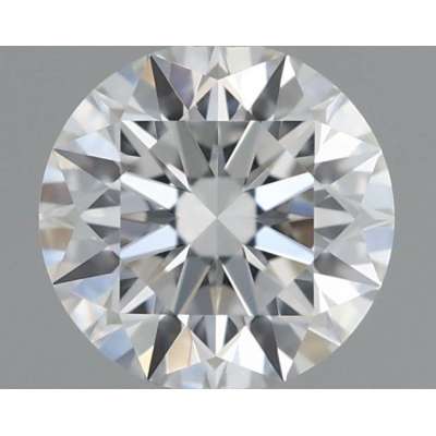 Certified Diamond GIA Carats 0.36 Color F Clarity VVS2  EX  EX  EX Fluorescence MED Brown No Green No Milky No EyeClean 100%