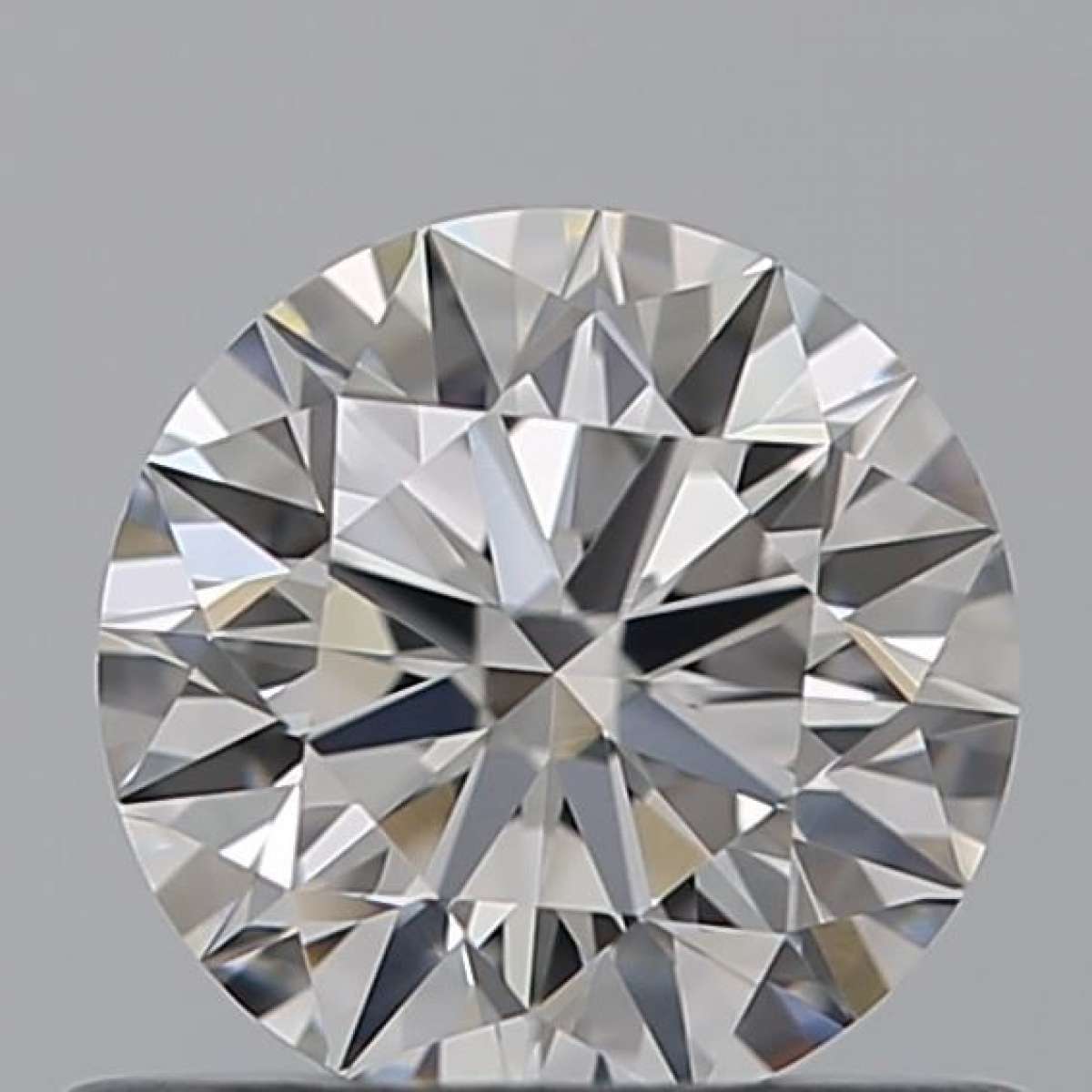 Certified Diamond GIA Carats 0.55 Color F Clarity VVS2  EX  EX  EX Fluorescence NON Brown No Milky No EyeClean 100%