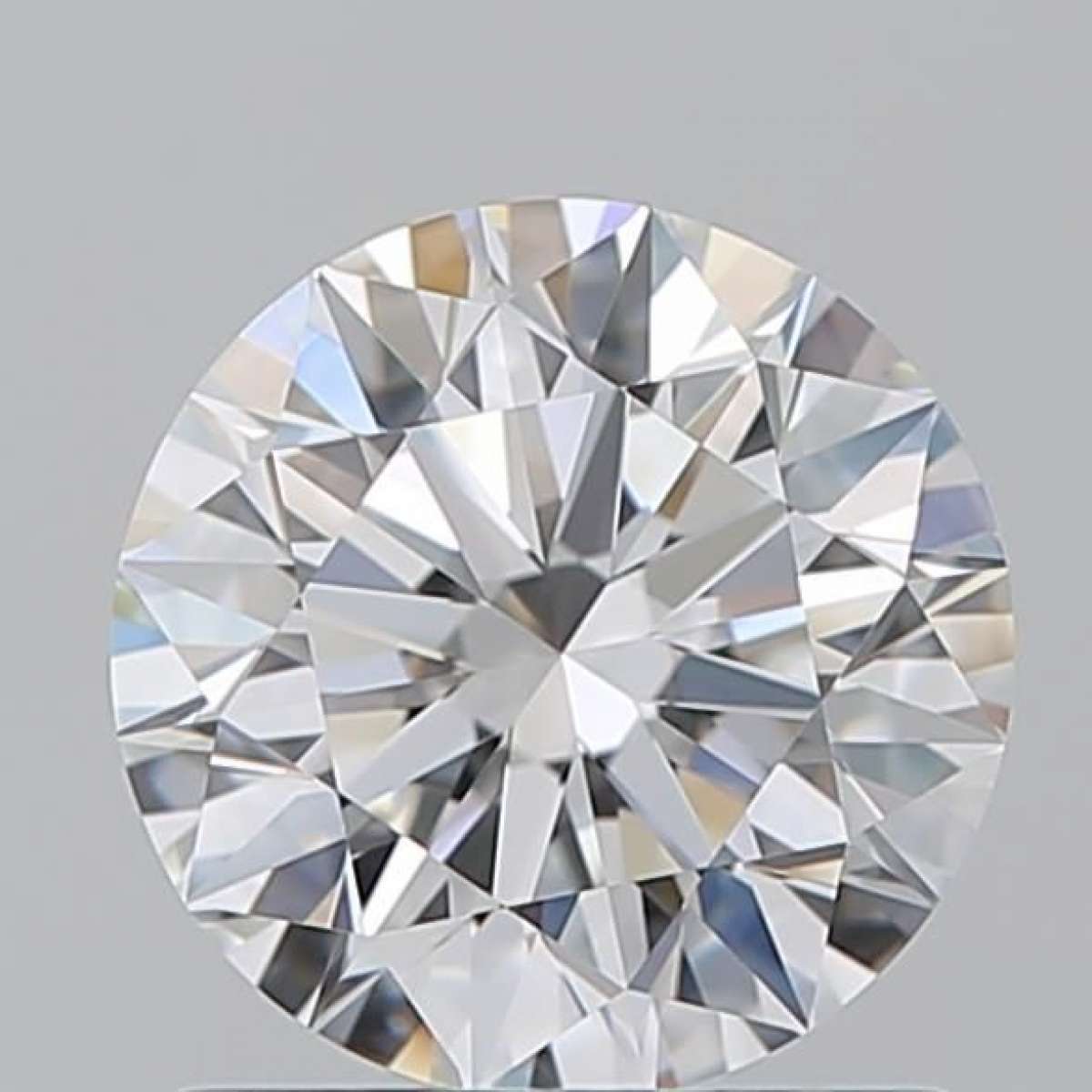 Certified Diamond GIA Carats 1.23 Color F Clarity VVS2  EX  EX  EX Fluorescence NON Brown No Milky No EyeClean 100%