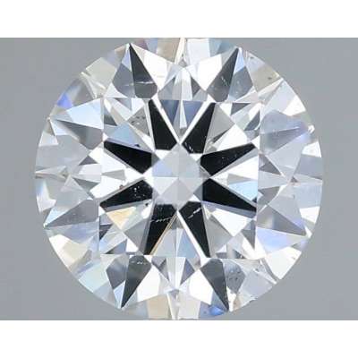 Certified Diamond IGI Carats 0.46 Color D Clarity SI1  EX  EX  EX Fluorescence FNT Brown No Green No Milky No EyeClean 100%