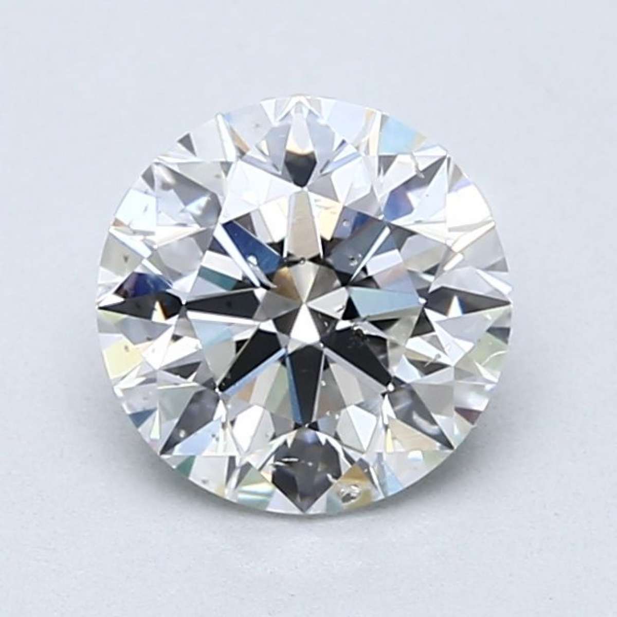 Certified Diamond GIA Carats 1.5 Color F Clarity SI2  EX  EX  EX Fluorescence NON Brown No Green No Milky No EyeClean 100%