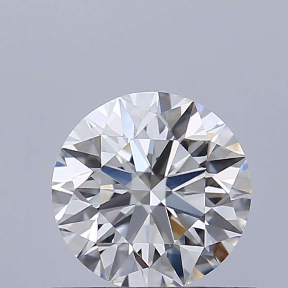 Certified Diamond GIA Carats 0.6 Color F Clarity VVS2  EX  EX  EX Fluorescence NON Brown No Milky No EyeClean 100%
