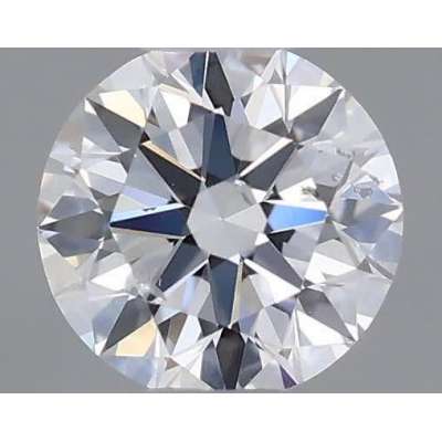 Certified Diamond GIA Carats 0.18 Color D Clarity SI2  EX  EX  EX Fluorescence NON Brown No Green No Milky No EyeClean 100%
