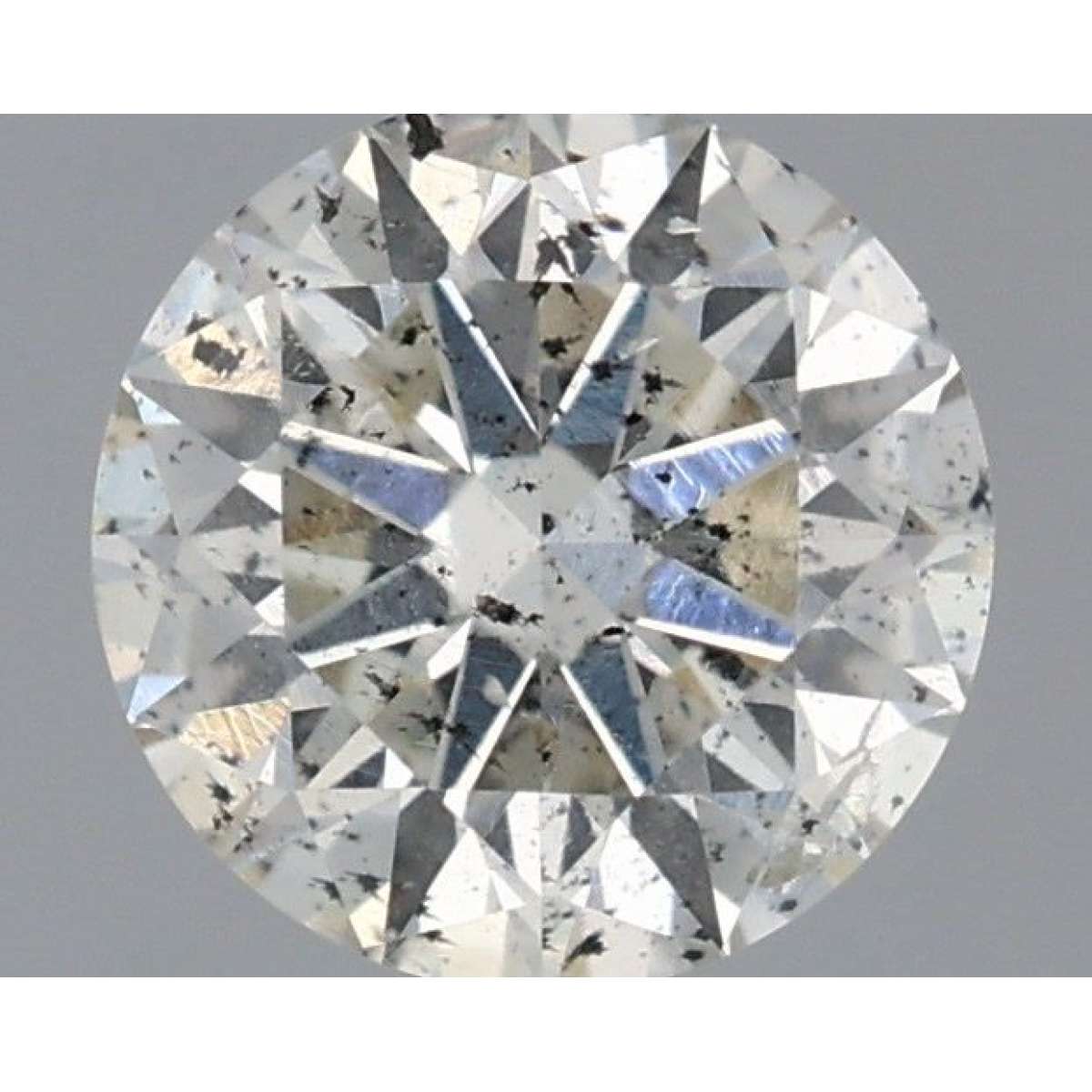 Certified Diamond IGI Carats 0.42 Color H Clarity SI2  EX  VG  VG Fluorescence FNT Brown No Green No Milky No EyeClean 100%