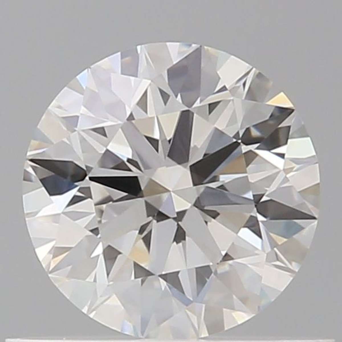 Certified Diamond GIA Carats 0.6 Color F Clarity VVS2  EX  EX  EX Fluorescence MED Brown No Green No Milky No EyeClean 100%