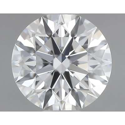 Certified Diamond GIA Carats 0.5 Color F Clarity VVS2  EX  EX  EX Fluorescence FNT Brown No Green No Milky No EyeClean 100%