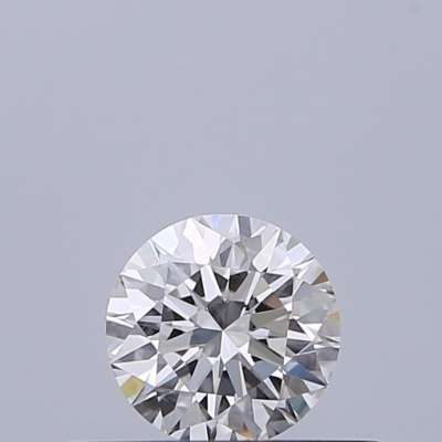Certified Diamond GIA Carats 0.31 Color F Clarity VVS2  EX  EX  EX Fluorescence MED Brown No Milky No EyeClean 100%