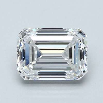 Certified Diamond GIA Carats 1.5 Color E Clarity VS1  -  EX  EX Fluorescence NON Brown No Green No Milky No EyeClean 100%