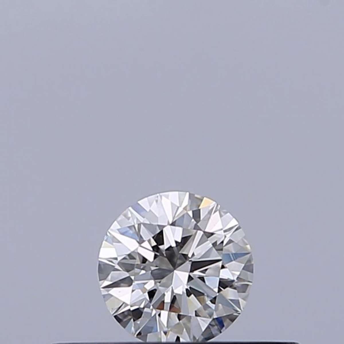 Certified Diamond IGI Carats 0.18 Color F Clarity VVS2  EX  EX  EX Fluorescence NON Brown No Milky No EyeClean 100%