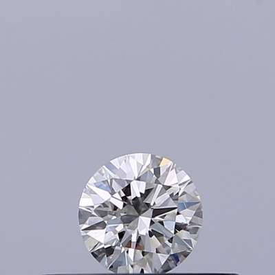 Certified Diamond IGI Carats 0.18 Color F Clarity VVS2  EX  EX  EX Fluorescence NON Brown No Milky No EyeClean 100%