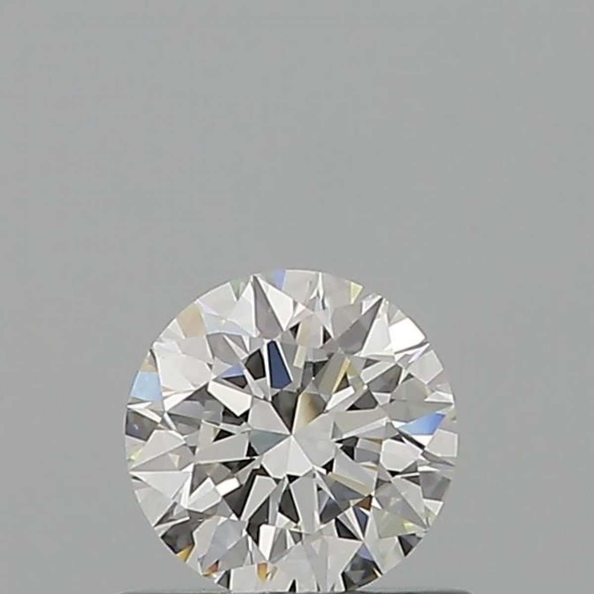 Certified Diamond GIA Carats 0.6 Color H Clarity VVS2  EX  EX  EX Fluorescence FNT Brown No Milky No EyeClean 100%