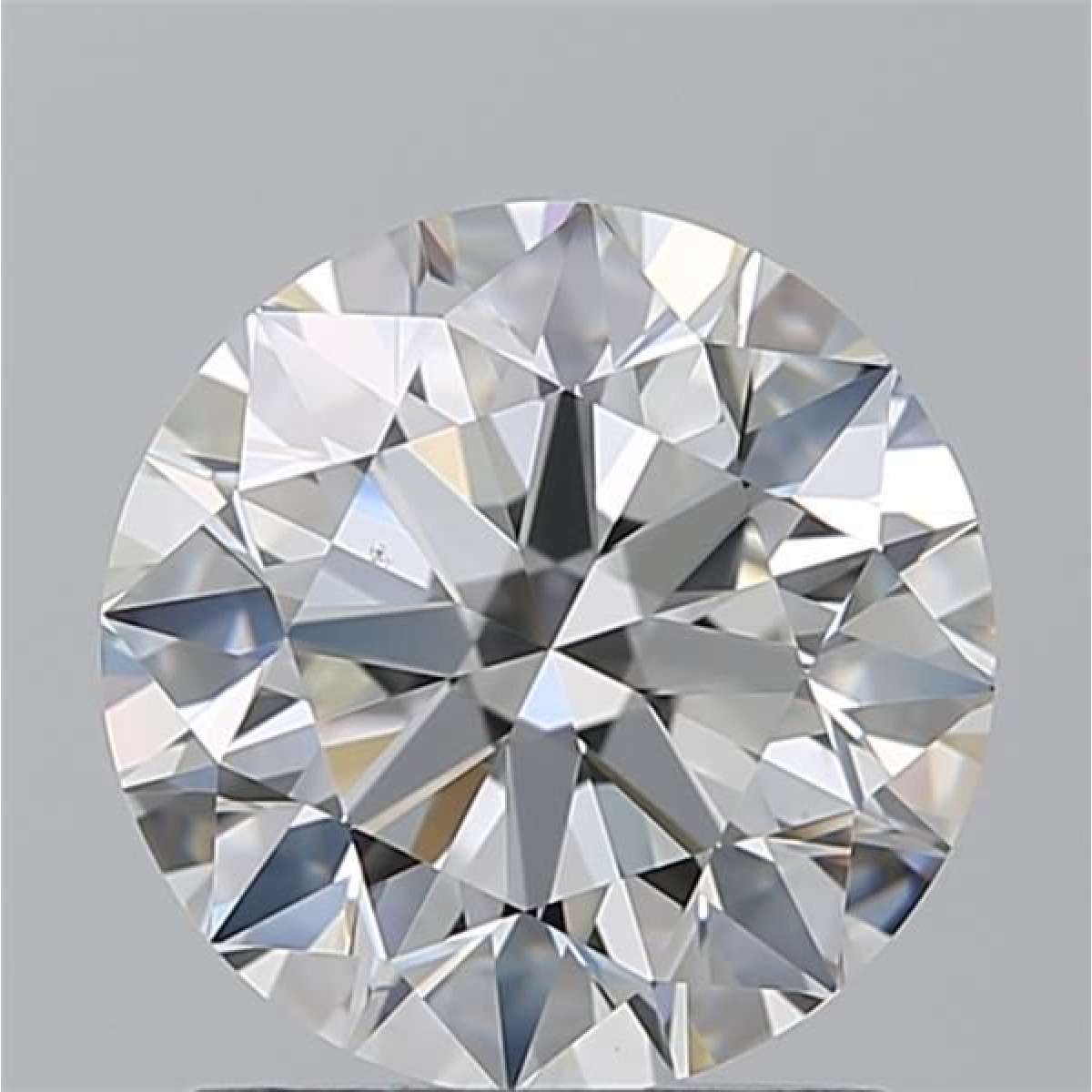 Certified Diamond GIA Carats 1.7 Color H Clarity VS2  EX  EX  EX Fluorescence NON Brown No Milky No EyeClean 100%
