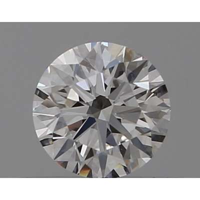 Certified Diamond GIA Carats 0.38 Color E Clarity VVS2  EX  EX  EX Fluorescence MED Brown No Green No Milky No EyeClean 100%