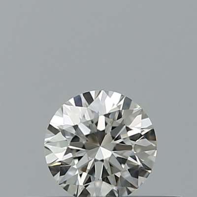 Certified Diamond IGI Carats 0.19 Color G Clarity VVS2  EX  EX  EX Fluorescence NON Brown No Milky No EyeClean 100%