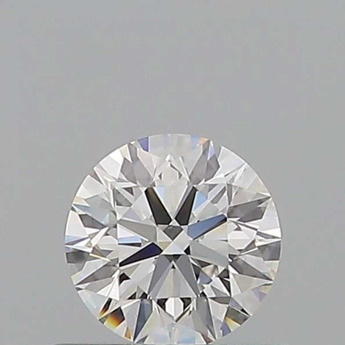 Certified Diamond GIA Carats 0.56 Color F Clarity VVS2  EX  EX  EX Fluorescence FNT Brown No Milky No EyeClean 100%