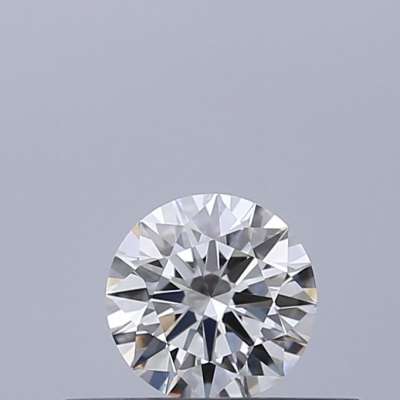 Certified Diamond GIA Carats 0.26 Color F Clarity IF  EX  EX  EX Fluorescence NON Brown No Milky No EyeClean 100%