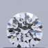 Certified Diamond GIA Carats 0.37 Color E Clarity VVS2  EX  EX  EX Fluorescence FNT Brown No Green No Milky No EyeClean 100%
