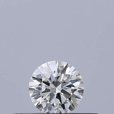 Certified Diamond IGI Carats 0.2 Color F Clarity VVS1  EX  EX  EX Fluorescence NON Brown No Milky No EyeClean 100%