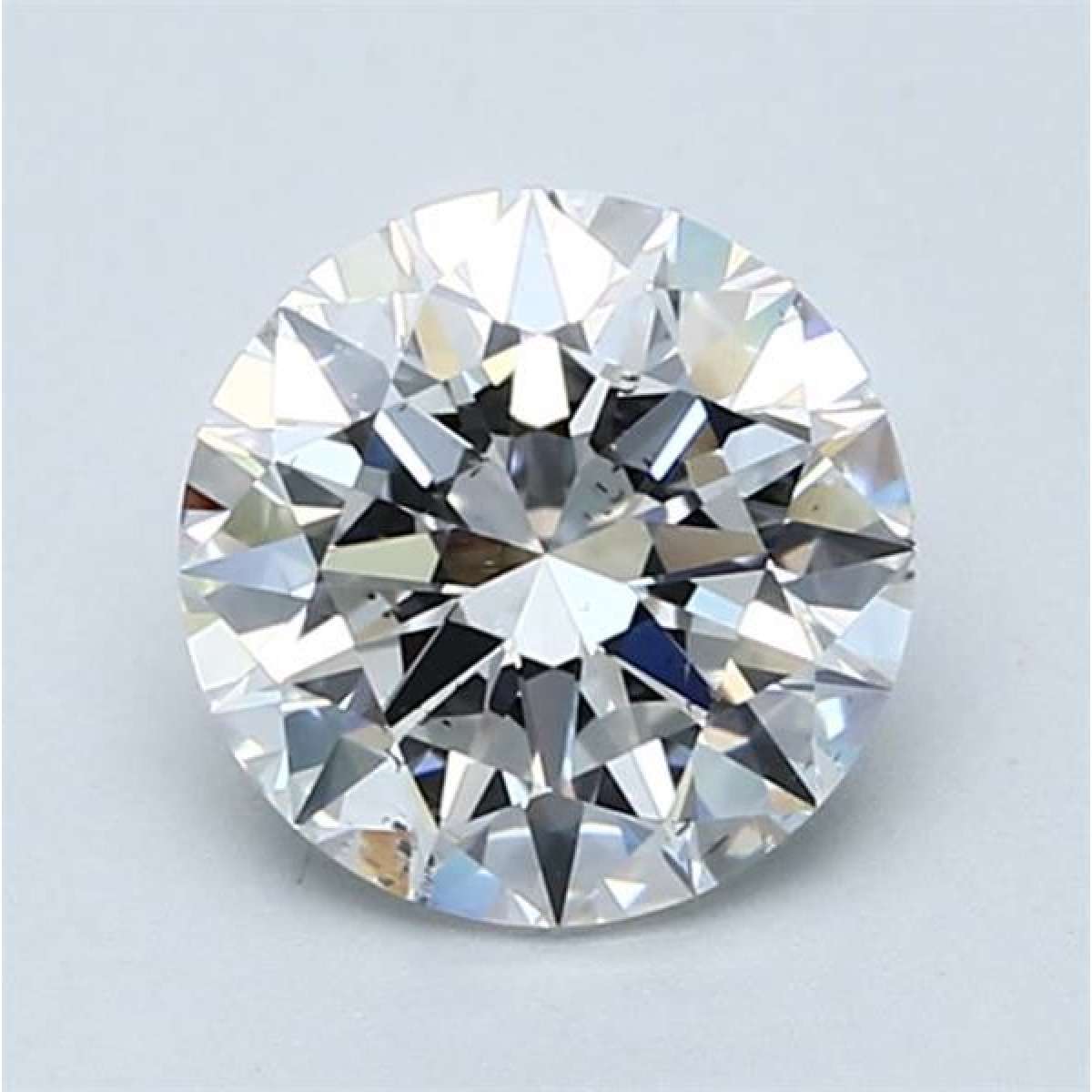 Certified Diamond GIA Carats 1.5 Color F Clarity SI1  EX  EX  EX Fluorescence NON Brown No Green No Milky No EyeClean 100%