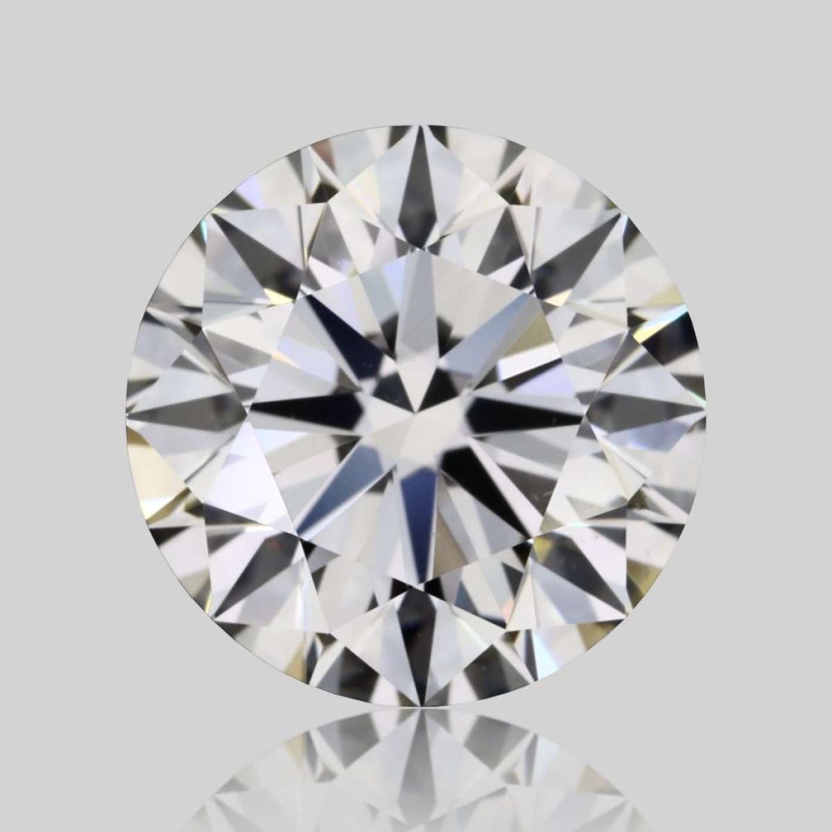 Certified Diamond HRD Carats 1.23 Color H Clarity VS2  EX  EX  EX Fluorescence NON Brown No Green No Milky No EyeClean 100%