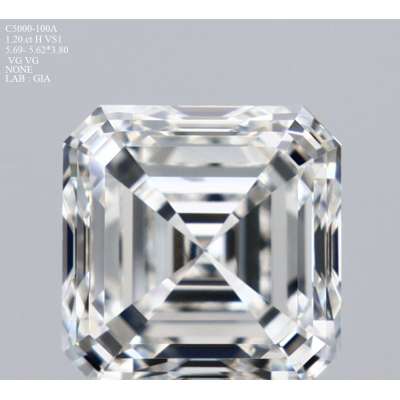Certified Diamond GIA Carats 1.2 Color H Clarity VS1 - VG VG Fluorescence NON Brown No Green No Milky No EyeClean 100% Certified Diamond GIA Carats 1.2 Color H Clarity VS1 - VG VG Fluorescence NON Brown No Green No Milky No EyeClean 100%