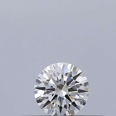 Certified Diamond IGI Carats 0.18 Color F Clarity VVS2  EX  EX  EX Fluorescence NON Brown No Milky No EyeClean 100%
