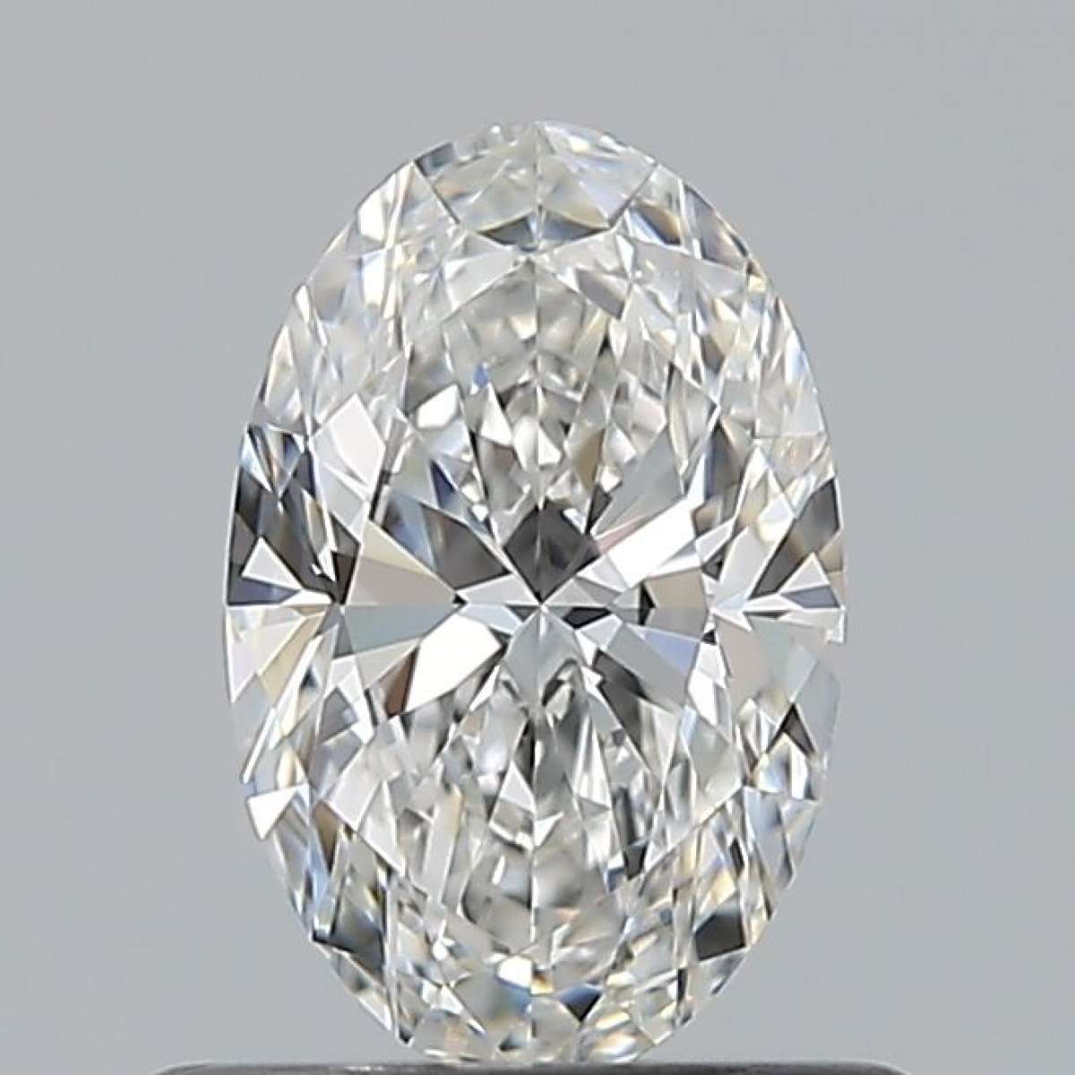 Certified Diamond GIA Carats 0.57 Color F Clarity VVS2  -  EX  VG Fluorescence NON Brown No Green No Milky No EyeClean 100%
