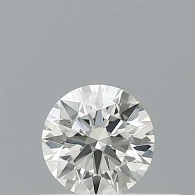 Certified Diamond IGI Carats 0.19 Color G Clarity VVS2  EX  EX  EX Fluorescence NON Brown No Milky No EyeClean 100%