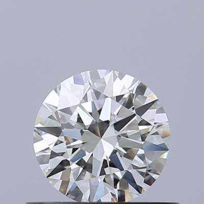 Certified Diamond GIA Carats 0.52 Color F Clarity VVS1  EX  EX  EX Fluorescence NON Brown No Milky No EyeClean 100%