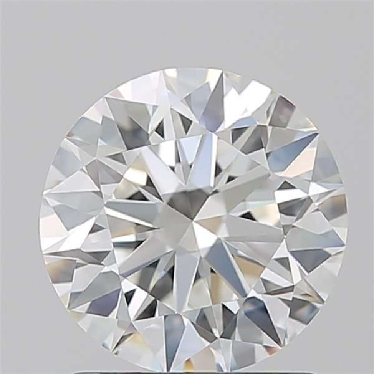 Certified Diamond GIA Carats 1.53 Color H Clarity VVS2  EX  EX  EX Fluorescence FNT Brown No Milky No EyeClean 100%