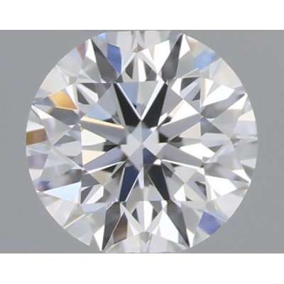 Certified Diamond GIA Carats 0.18 Color D Clarity VVS1  EX  VG  VG Fluorescence NON Brown No Green No Milky No EyeClean 100%