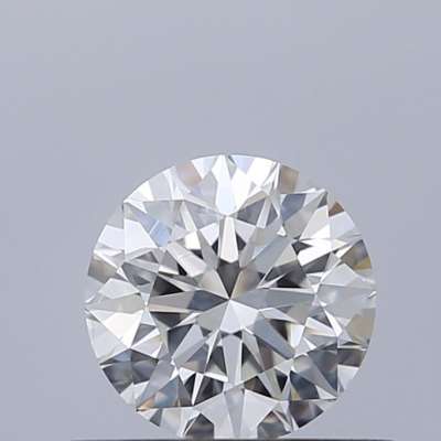 Certified Diamond GIA Carats 0.52 Color F Clarity VVS2  EX  EX  EX Fluorescence NON Brown No Milky No EyeClean 100%
