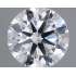 Certified Diamond IGI Carats 0.37 Color D Clarity VS2  EX  EX  EX Fluorescence NON Brown No Green No Milky No EyeClean 100%