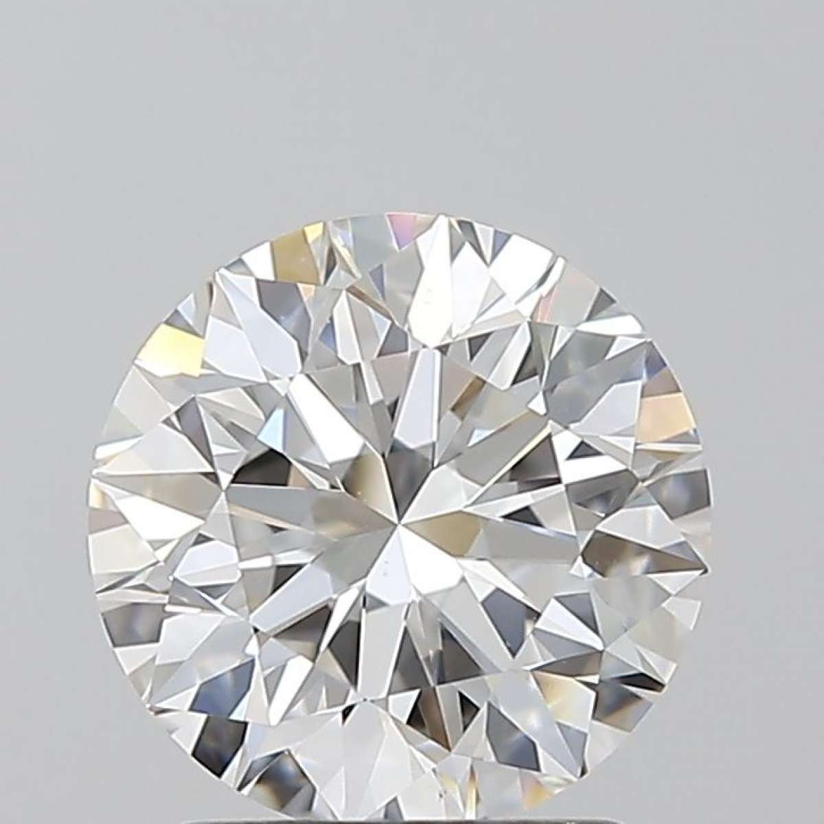 Certified Diamond GIA Carats 1.7 Color F Clarity VS2  EX  EX  EX Fluorescence NON Brown No Green No Milky No EyeClean 100%