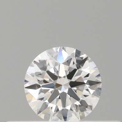 Certified Diamond GIA Carats 0.24 Color E Clarity VVS2  EX  EX  EX Fluorescence NON Brown No Green No Milky No EyeClean 100%