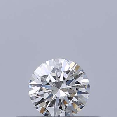 Certified Diamond GIA Carats 0.25 Color D Clarity VVS2  EX  EX  EX Fluorescence NON Brown No Green No Milky No EyeClean 100%