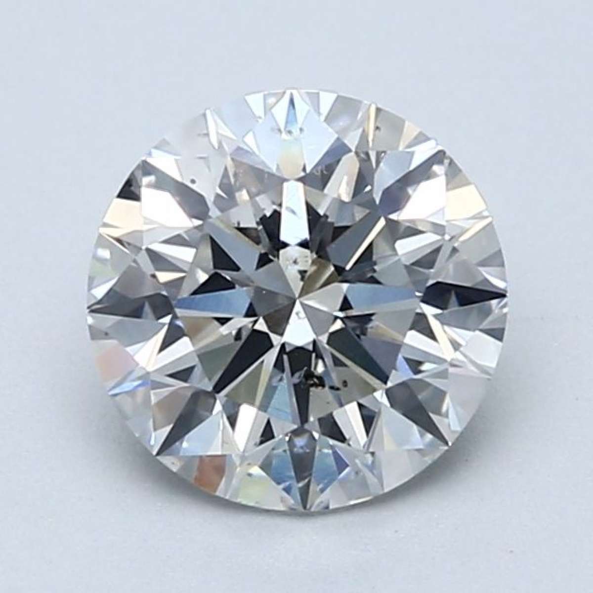 Certified Diamond GIA Carats 1.73 Color F Clarity SI2  EX  EX  EX Fluorescence NON Brown No Green No Milky No EyeClean 100%