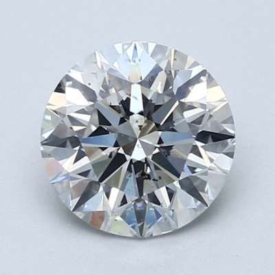 Certified Diamond GIA Carats 1.73 Color F Clarity SI2  EX  EX  EX Fluorescence NON Brown No Green No Milky No EyeClean 100%